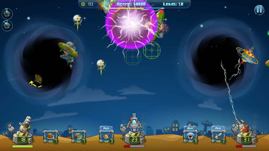 Galactic Missile Defense Screenshot