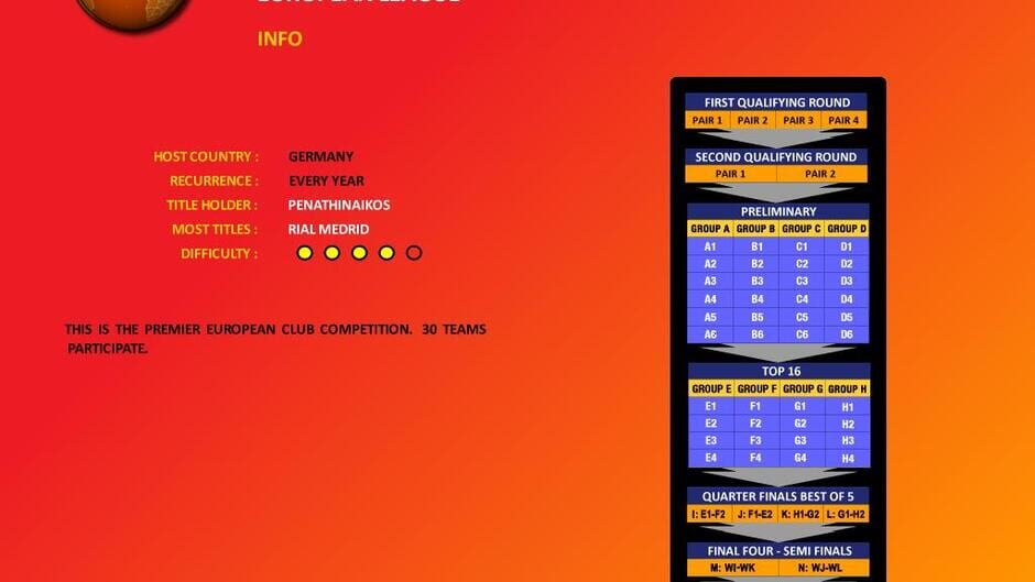 World Basketball Manager 2010 Screenshot