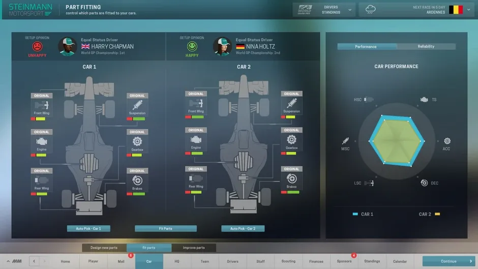 Motorsport Manager, captura de tela 4