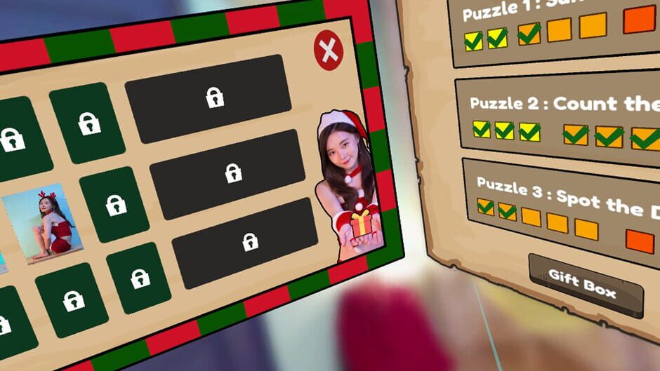 สกรีนช็อตจาก Puzzle of Santa Girl VR (รูปที่ 3)