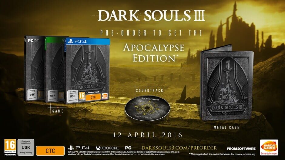 Dark Souls III: Apocalypse Edition media