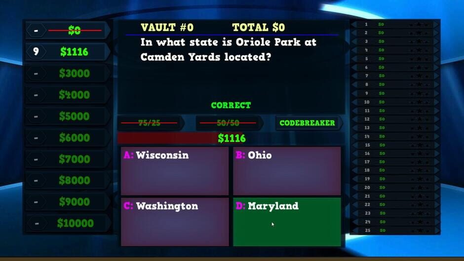 Trivia Vault Baseball Trivia Screenshot