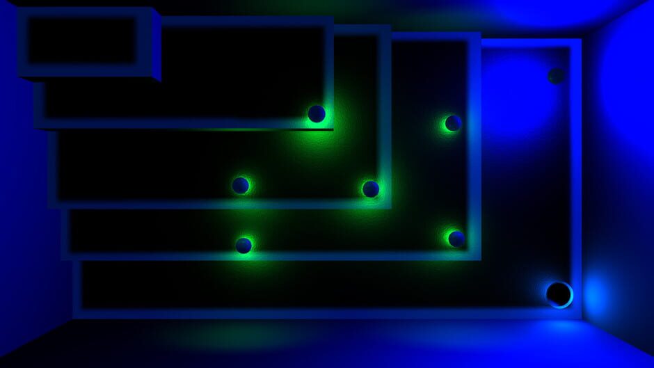 "Glow Ball" - The billiard puzzle game Screenshot