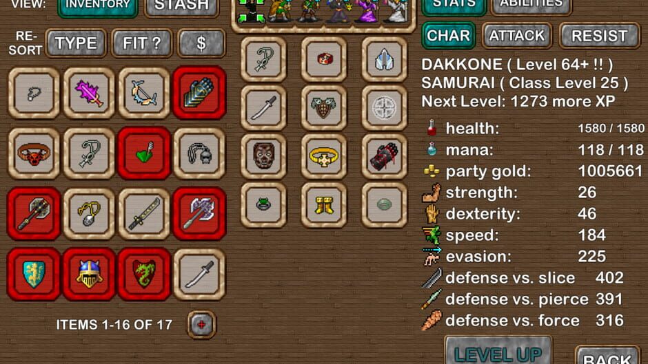 Dungeons of Chaos Screenshot