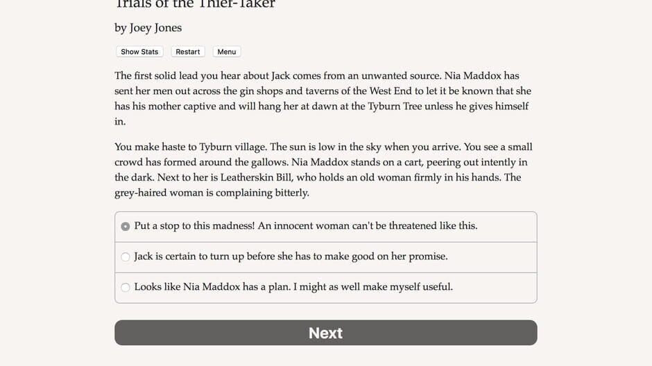 Trials of the Thief-Taker Screenshot