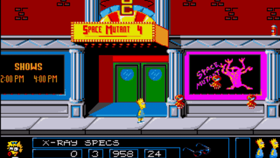 The Simpsons: Bart vs. The Space Mutants Screenshot