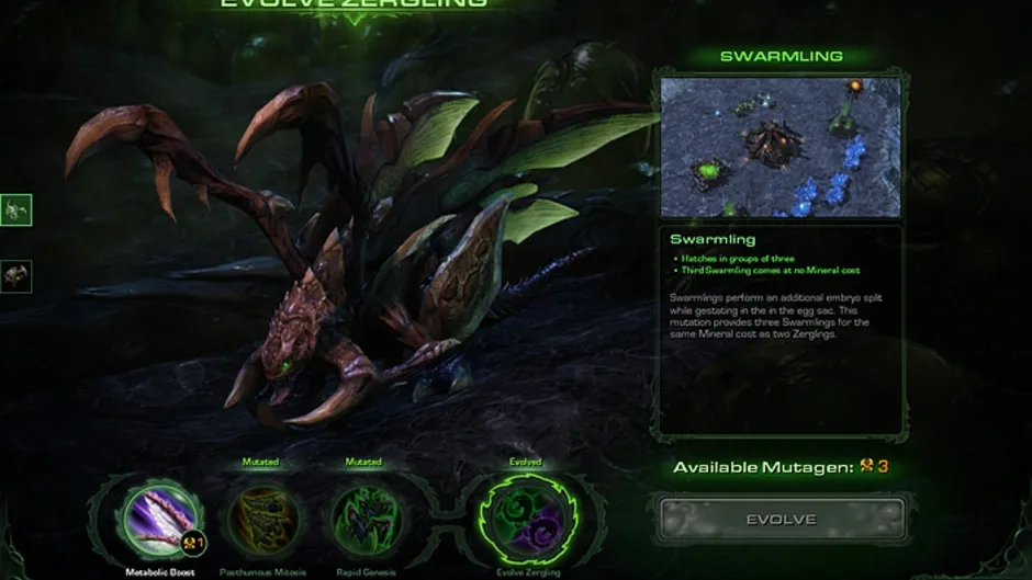 StarCraft II: Heart of the Swarm, captura de tela 1