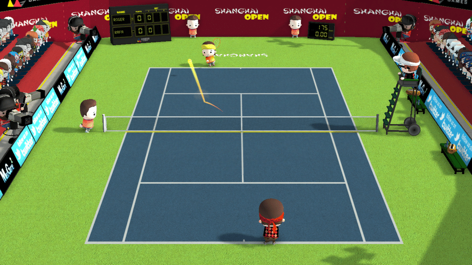 Smoots World Cup Tennis Screenshot