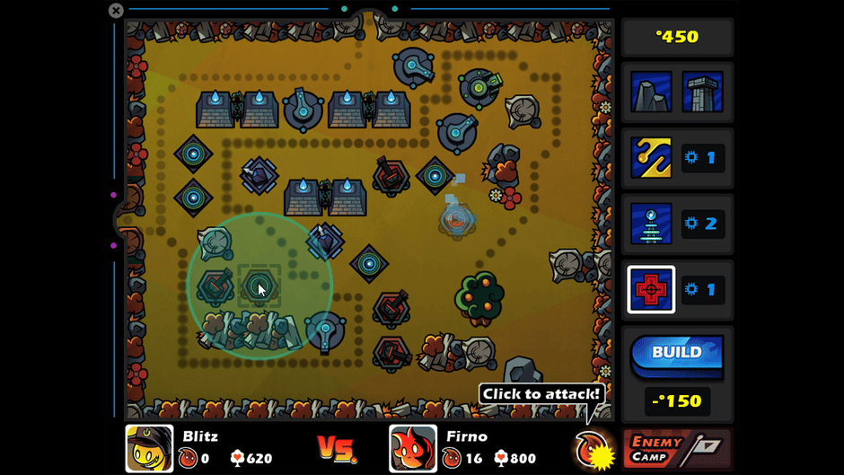 Fire With Fire: Online Tower Attack and Defense Screenshot