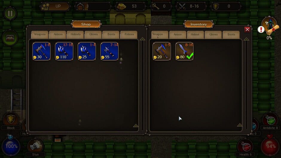 Dungeon of Gain Screenshot