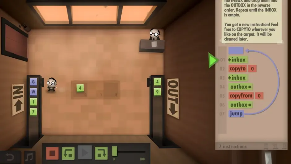 Human Resource Machine screenshot 161523