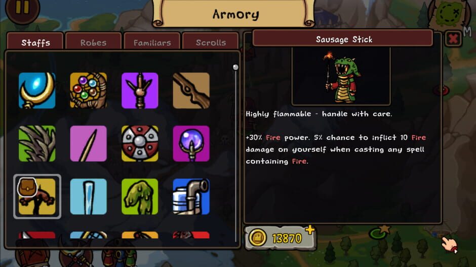 Magicka: Wizards of the Square Tablet Screenshot