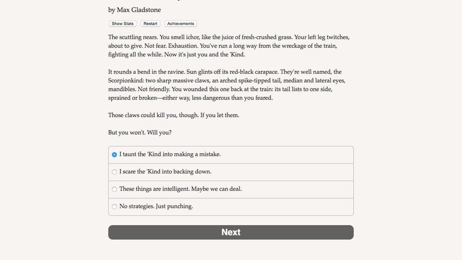 Deathless: The City's Thirst Screenshot