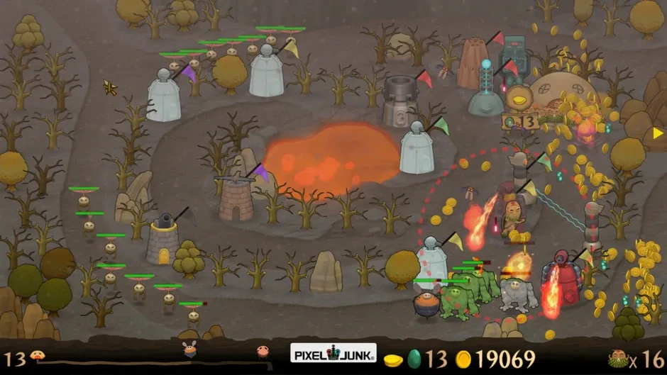 PixelJunk Monsters Ultimate, captura de tela 2