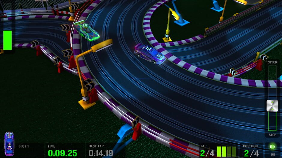 HTR+ Slot Car Simulation Screenshot
