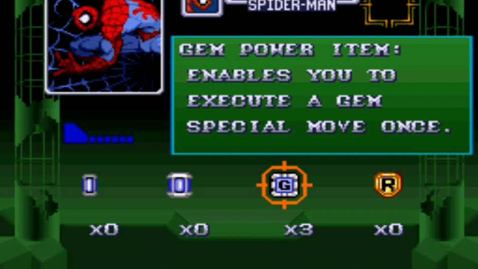Marvel Super Heroes in War of the Gems Screenshot