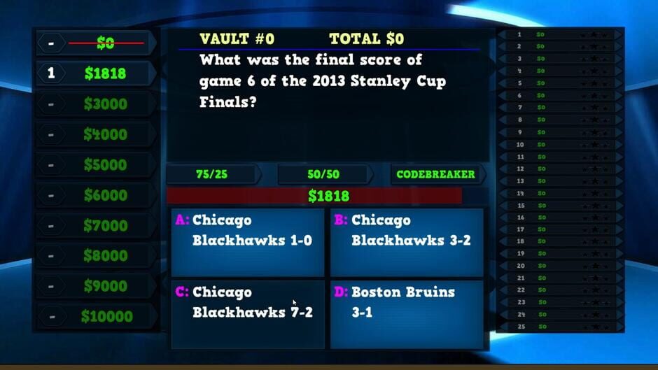 Trivia Vault: Hockey Trivia Screenshot