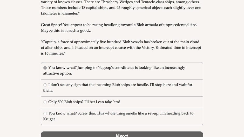 Choice of the Star Captain Screenshot