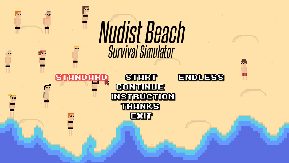 Nudist Beach Survival Simulator Screenshot