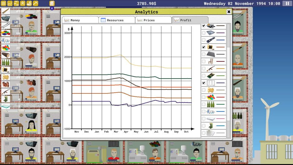 Factory Manager Screenshot