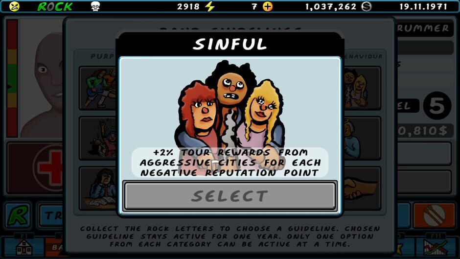 A Story of a Band Screenshot