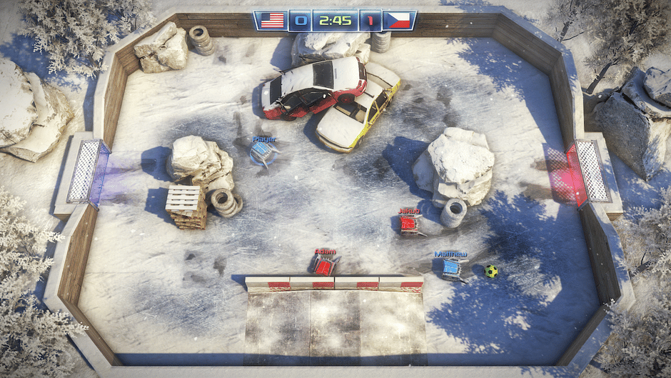 Robot Soccer Challenge Screenshot