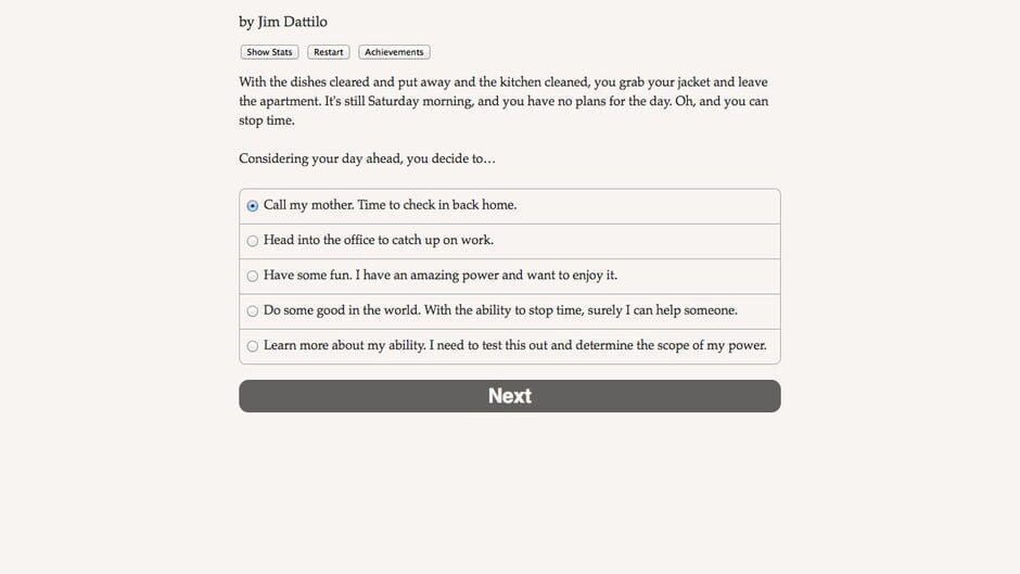 A Wise Use of Time Screenshot