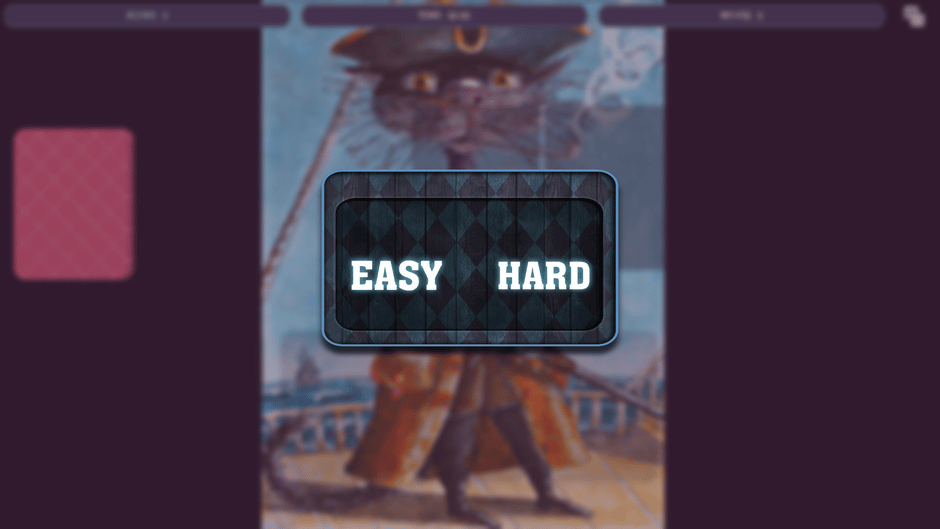 Solitaire - Cat Pirate Portrait Screenshot