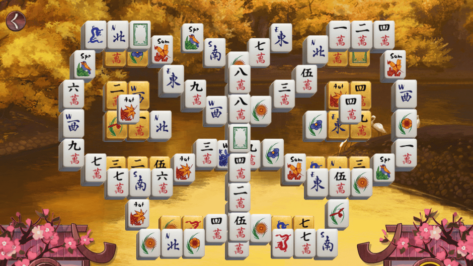 Sakura Day 2 Mahjong Screenshot