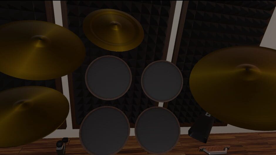 สกรีนช็อตจาก VR Drum Studio (รูปที่ 2)