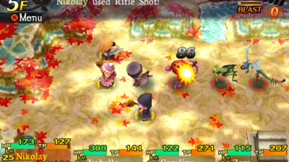 Etrian Mystery Dungeon Screenshot