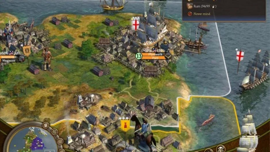 Sid Meier's Civilization IV: Colonization, captura de tela 4
