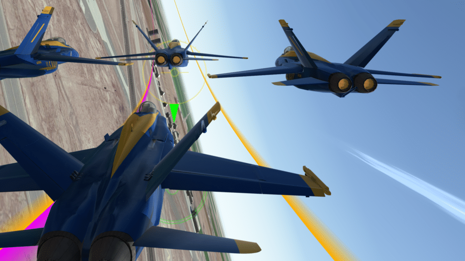 Blue Angels Aerobatic Flight Simulator Screenshot