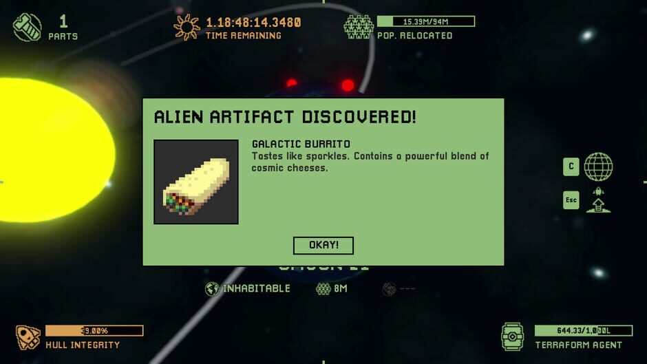 Cosmic Ray Screenshot