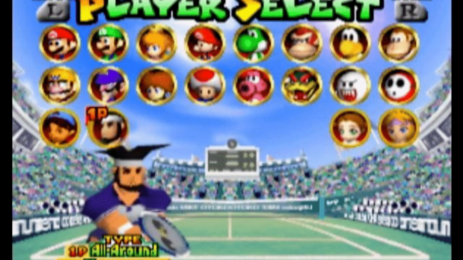 Mario Tennis Screenshot