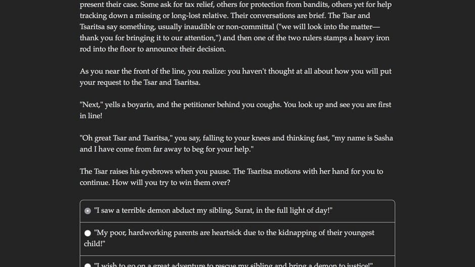 Demon Mark: A Russian Saga Screenshot