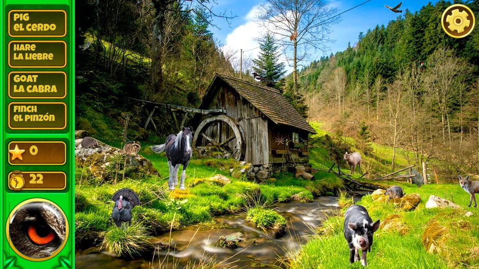 Hidden Animals: English - Spanish Screenshot