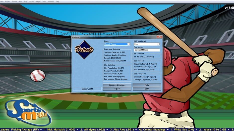 Baseball Mogul 2015 Screenshot