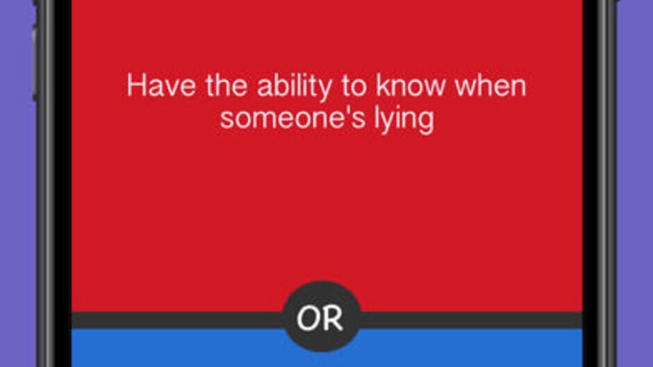 What Would You Choose? Rather screenshot