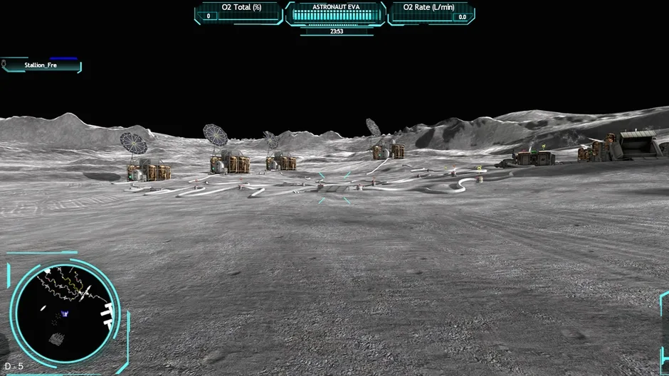 Screenshot 1 from Moonbase Alpha