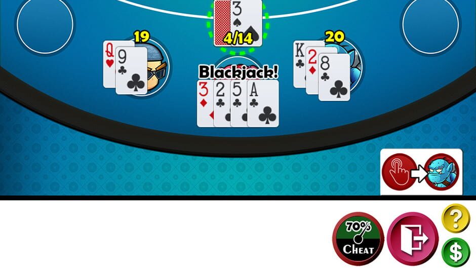 Cheaters Blackjack 21 Screenshot