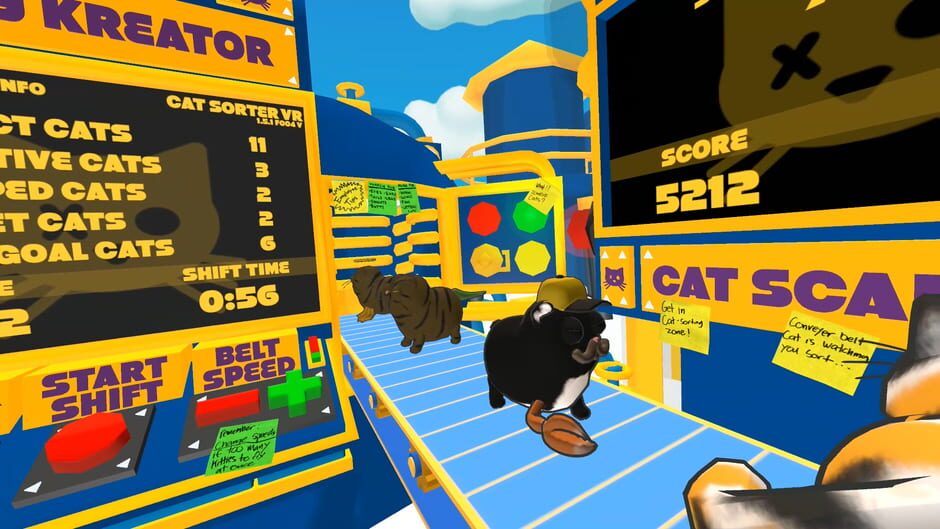 Cat Sorter VR Screenshot