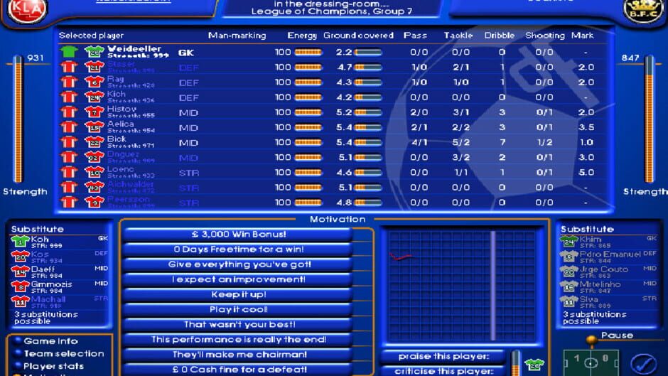 Director of Football Screenshot