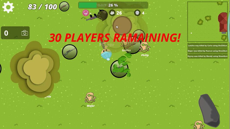 สกรีนช็อตจาก War.io : Survival Battle Royale (รูปที่ 6)