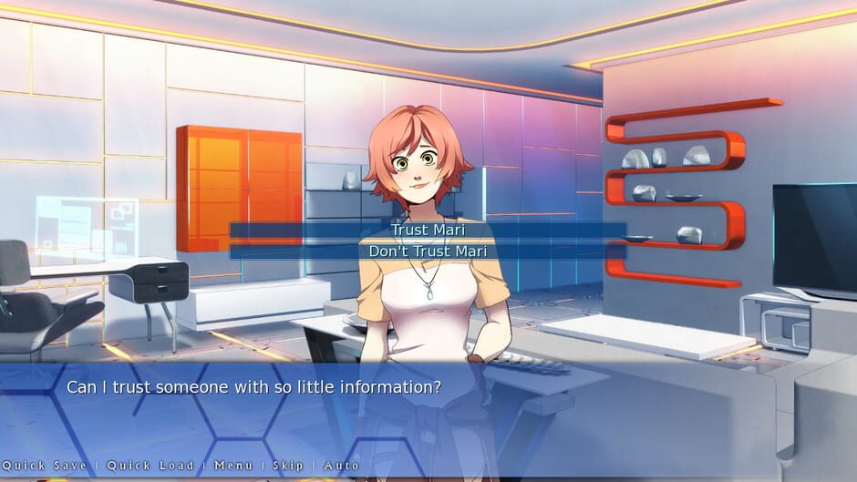 Orion: A Sci-Fi Visual Novel Screenshot