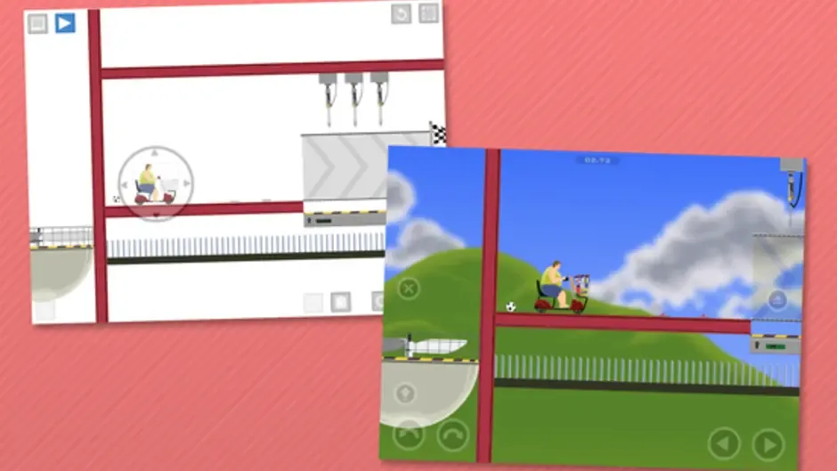 Happy Wheels, captura de tela 1