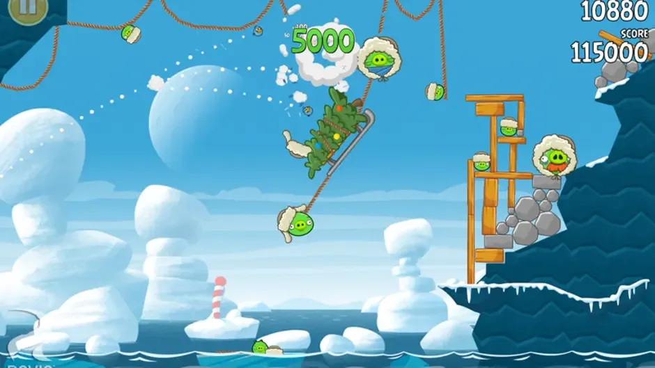 Angry Birds Seasons screenshot 1
