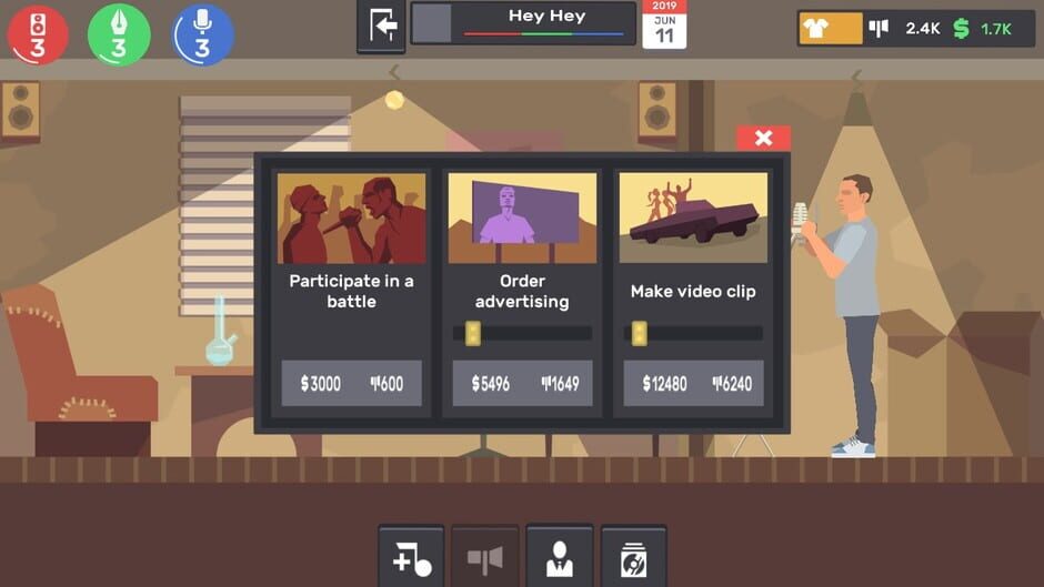 RapStar Tycoon Screenshot