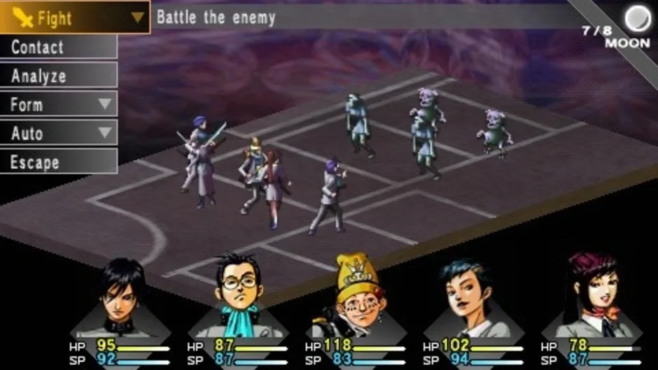 Shin Megami Tensei: Persona, captura de tela 3