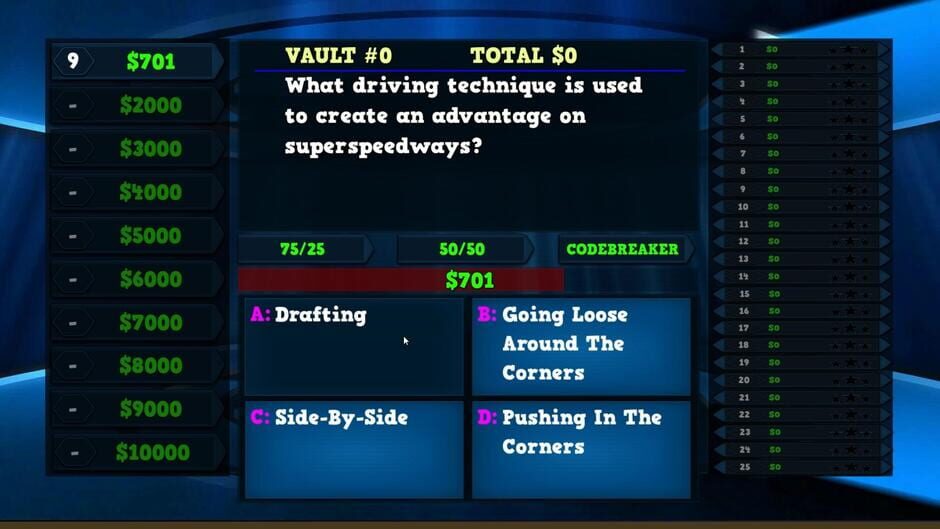 Trivia Vault: Auto Racing Trivia Screenshot